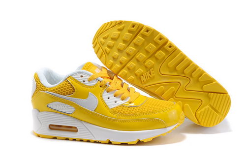 Nike Air Max 90 Womenss Shoes Wholesale Yellow White Netherlands